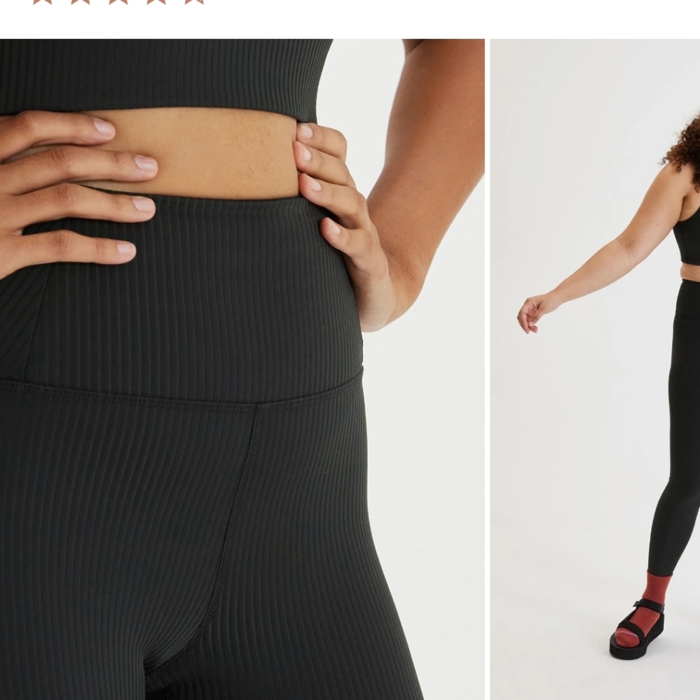 Girlfriend Collective Compressive Rib Legging - Picture 3 of 3